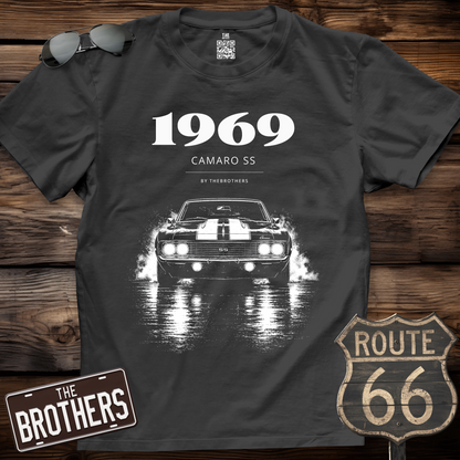 1969 Camaro SS Burnout T-Shirt