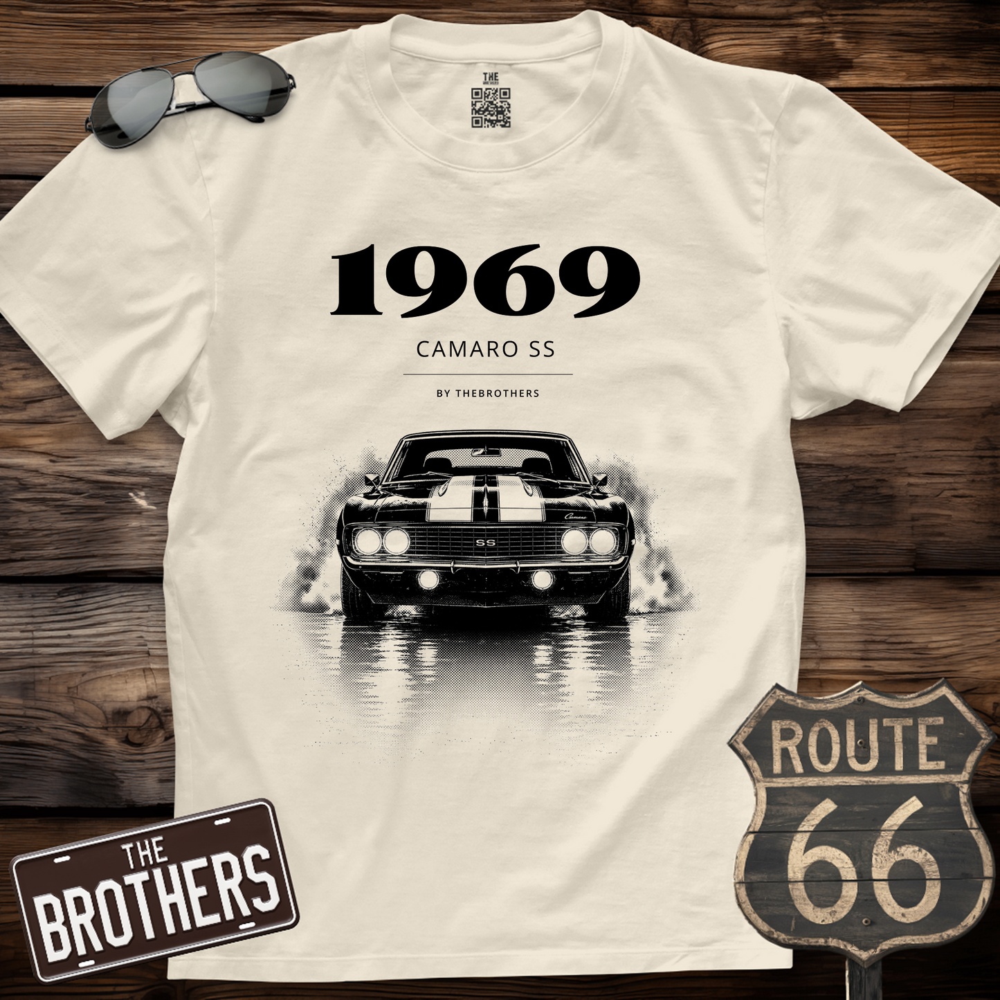 1969 Camaro SS Burnout T-Shirt