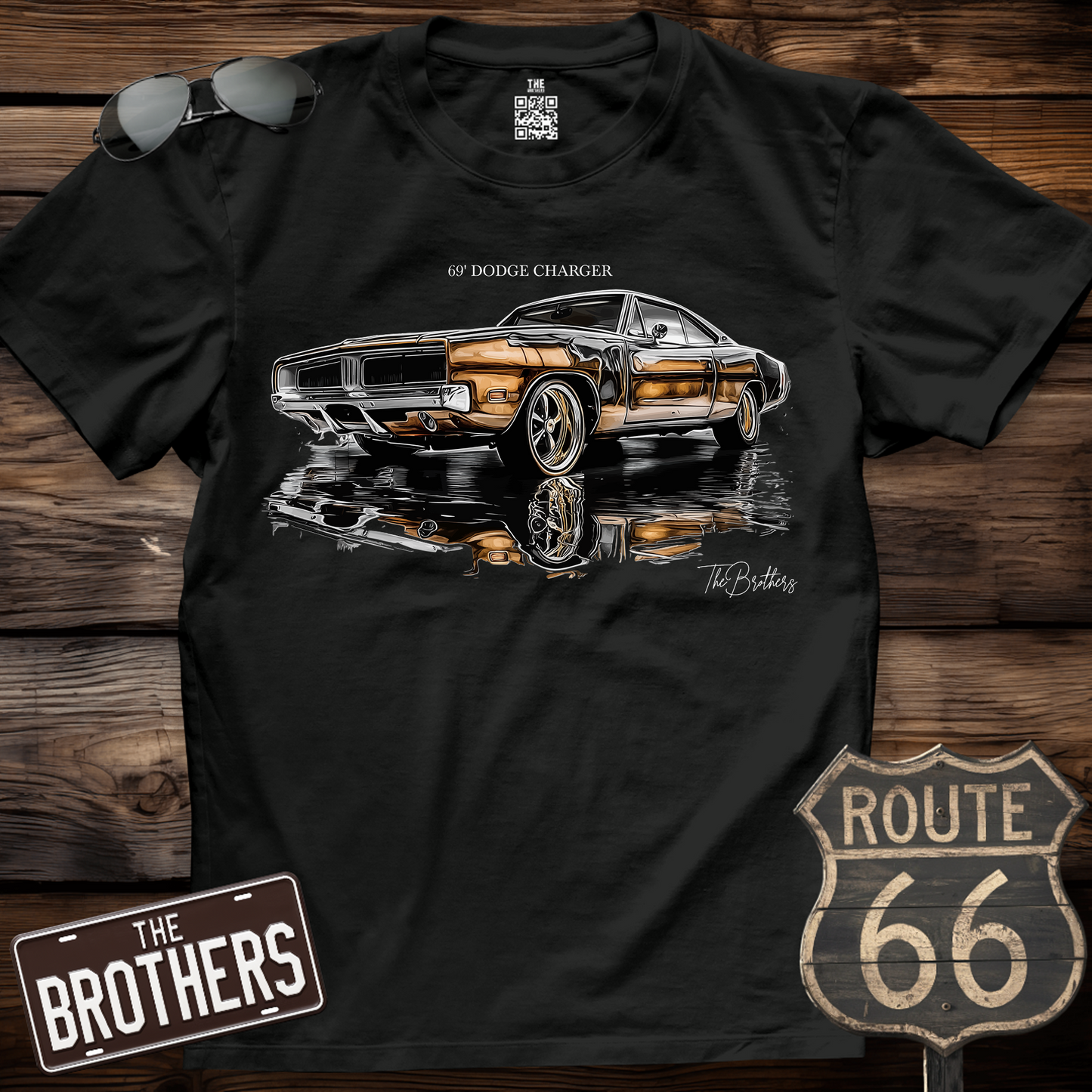 1969 Charger Art  T-Shirt
