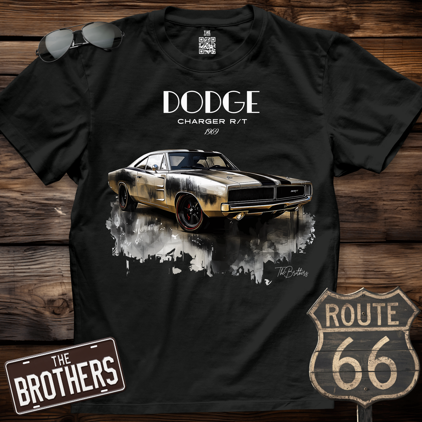 69s Dodge Charger R/T Art T-Shirt