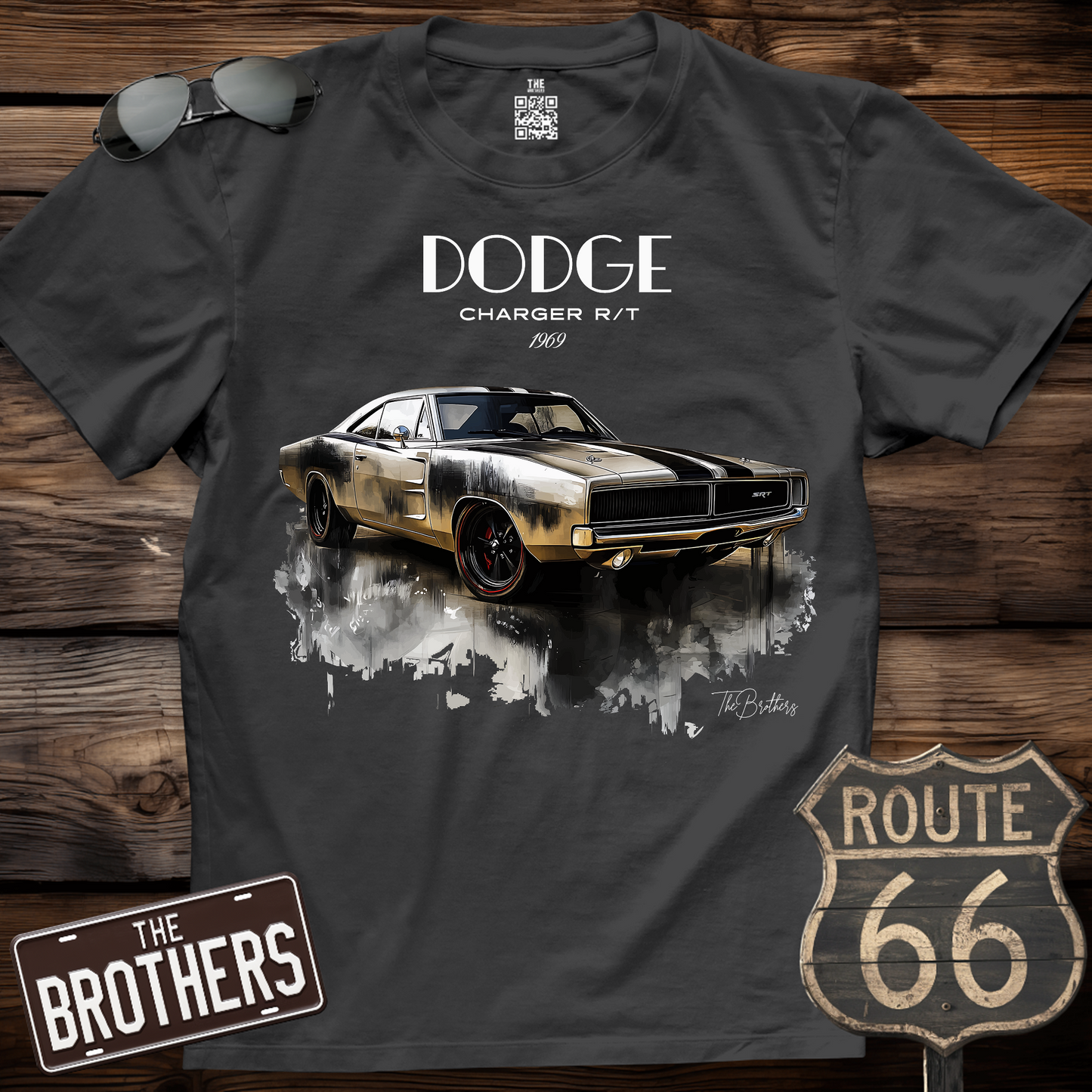 69s Dodge Charger R/T Art T-Shirt