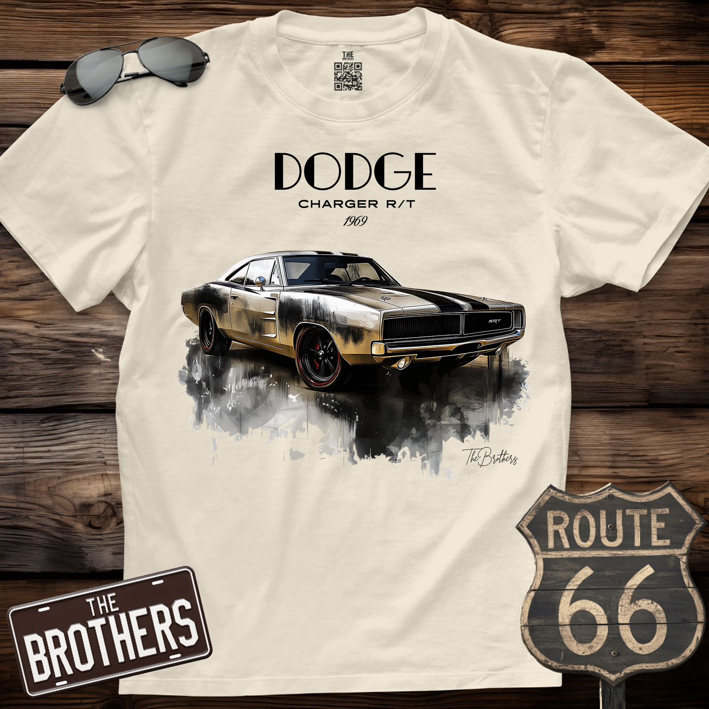 69s Dodge Charger R/T Art T-Shirt
