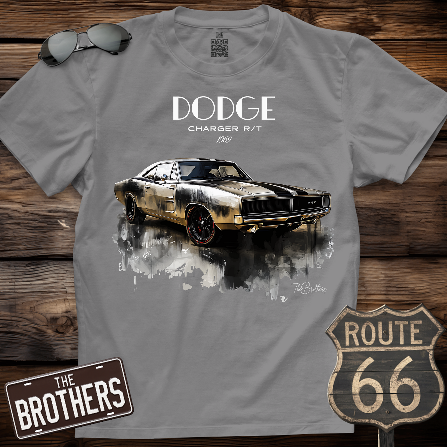 69s Dodge Charger R/T Art T-Shirt