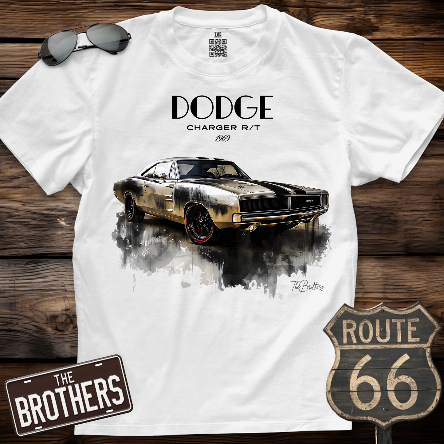 69s Dodge Charger R/T Art T-Shirt