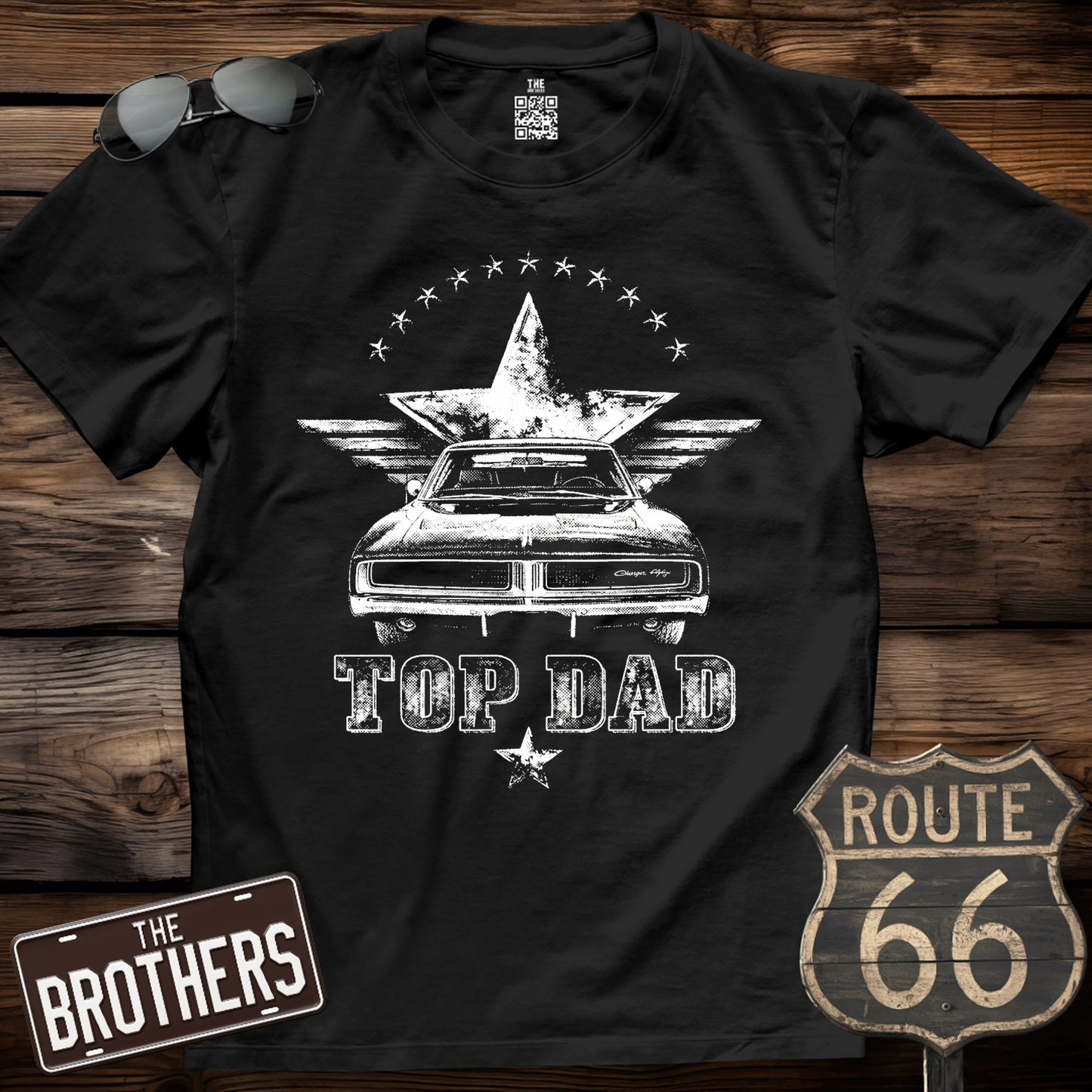 1969 Dodge Charger Top Dad T-Shirt