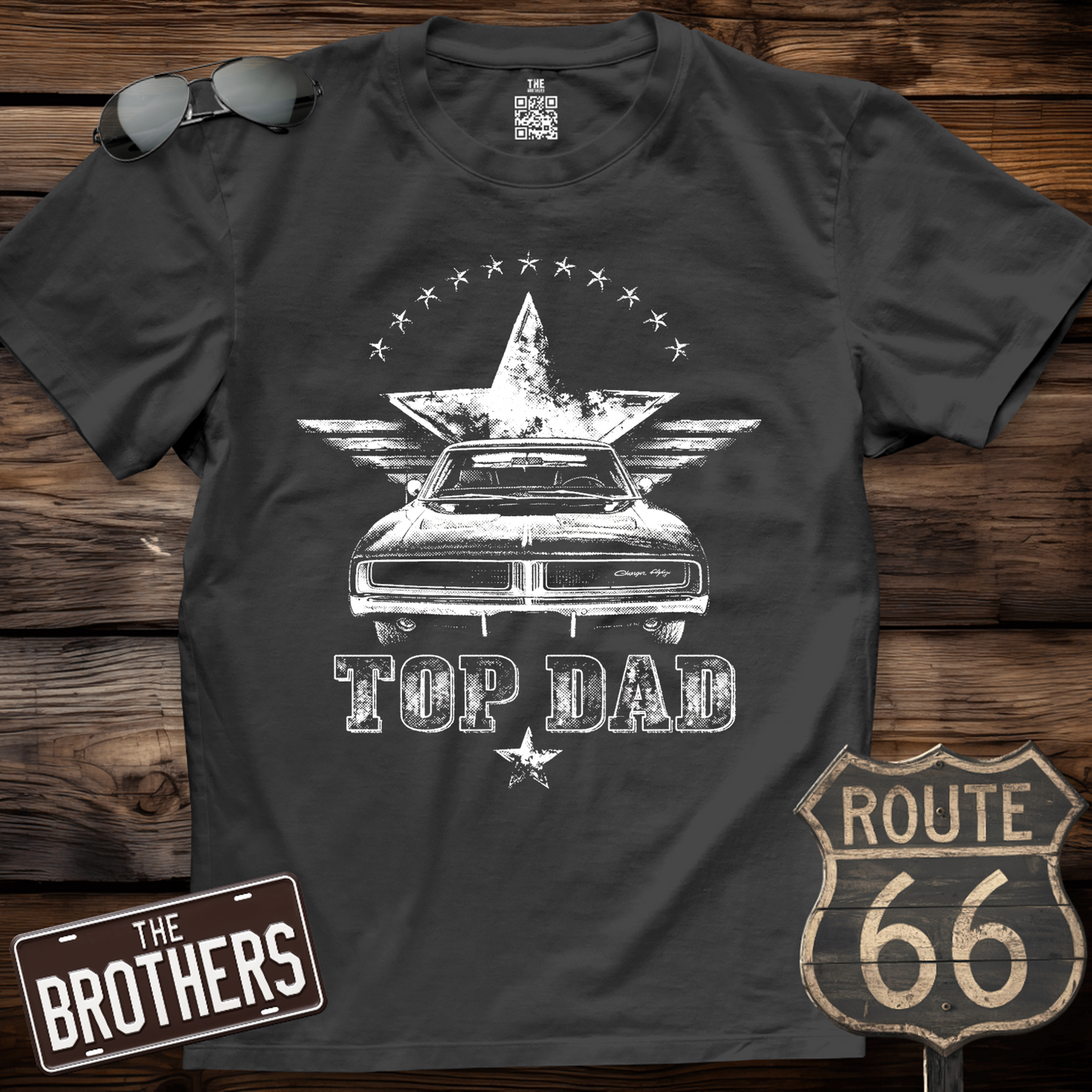 1969 Dodge Charger Top Dad T-Shirt