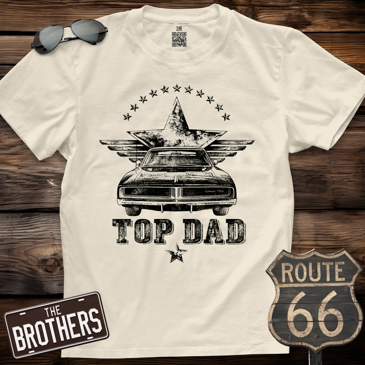1969 Dodge Charger Top Dad T-Shirt