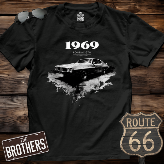 69s Pontiac GTO Art T-Shirt