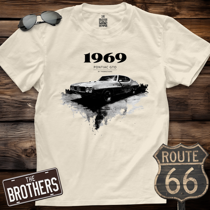 69s Pontiac GTO Art T-Shirt