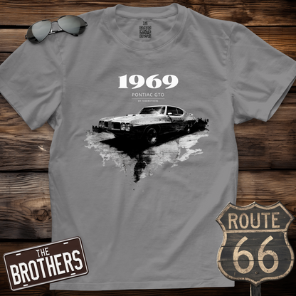 69s Pontiac GTO Art T-Shirt