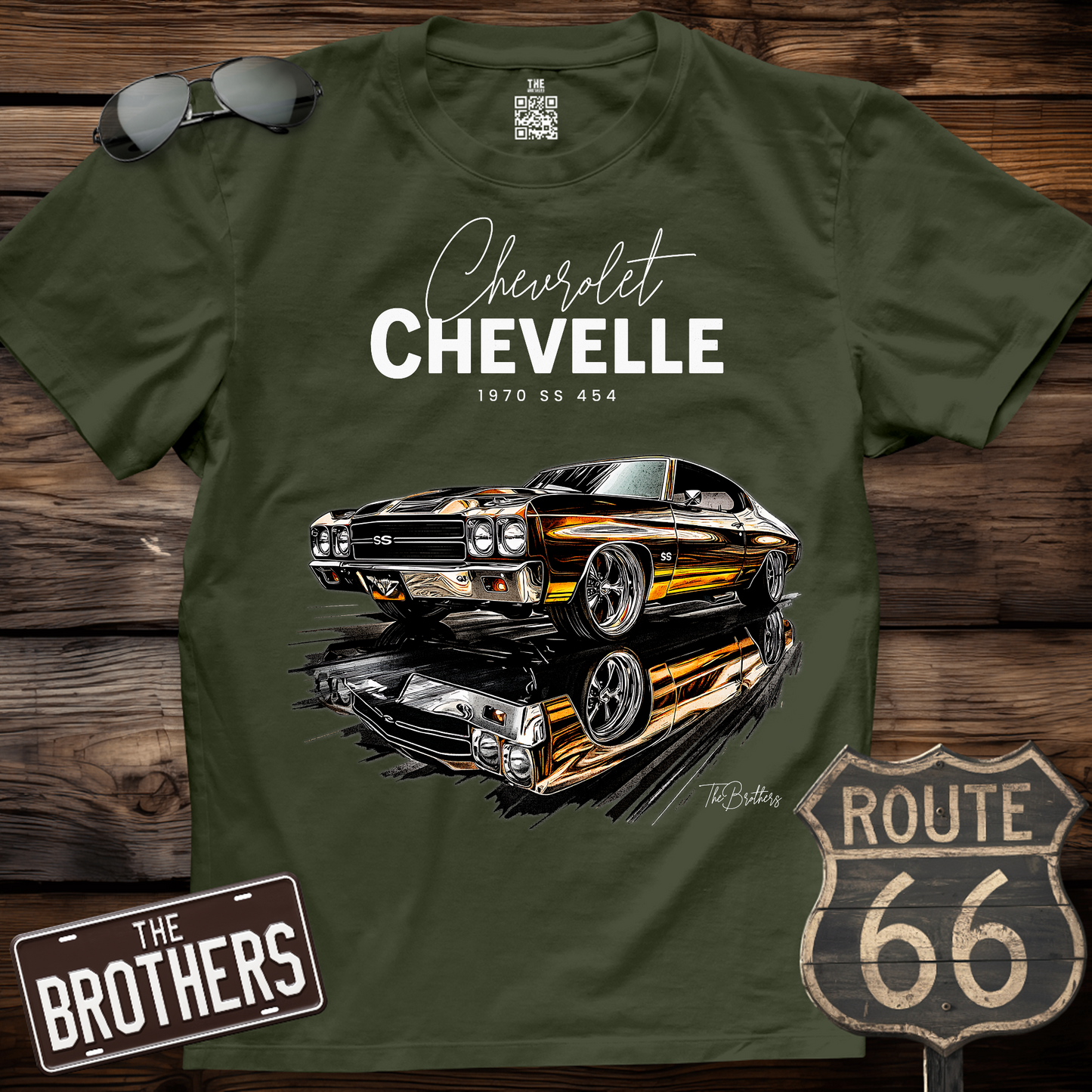 1970 Chevelle SS 454 Art T-Shirt