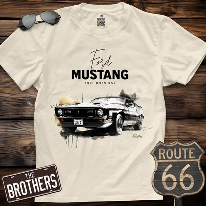 1971 Mustang Boss 351 T-Shirt