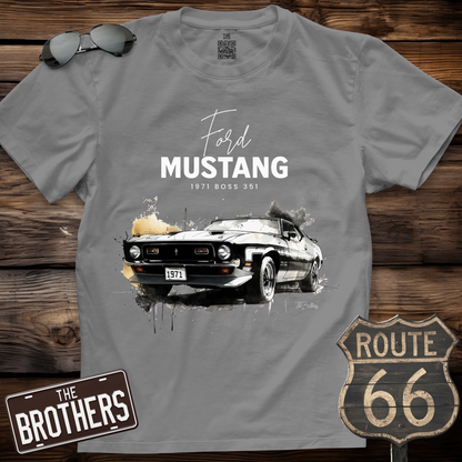 1971 Mustang Boss 351 T-Shirt