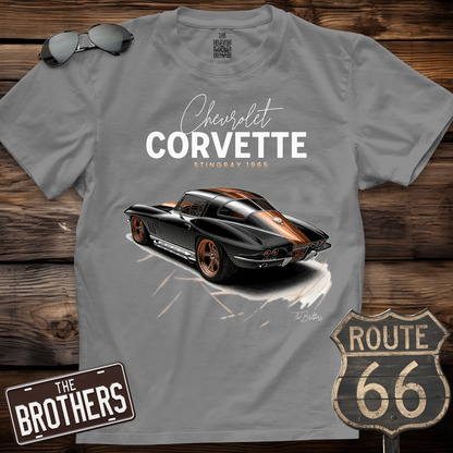 65s Corvette Stingray Art T-Shirt