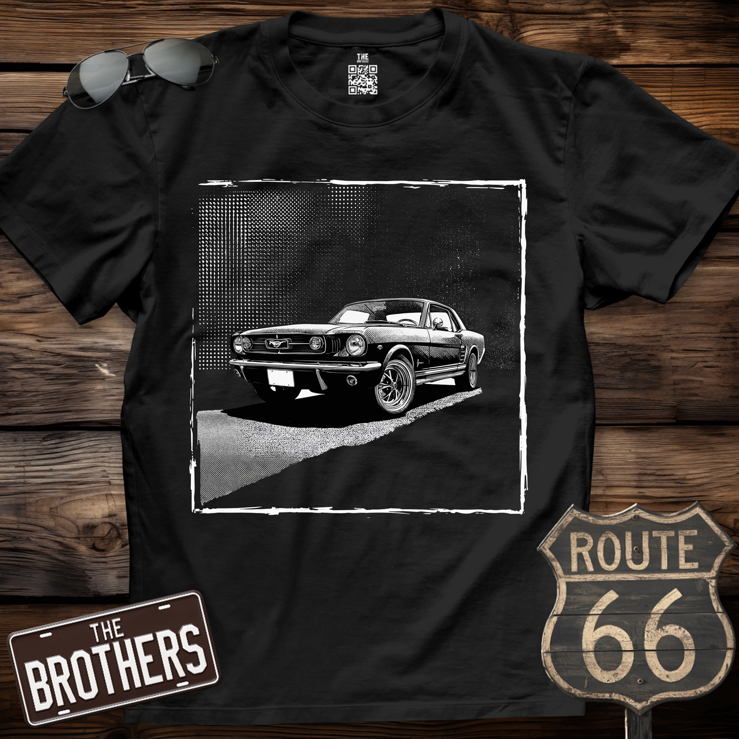 1967 Fastback Mustang Art T-Shirt