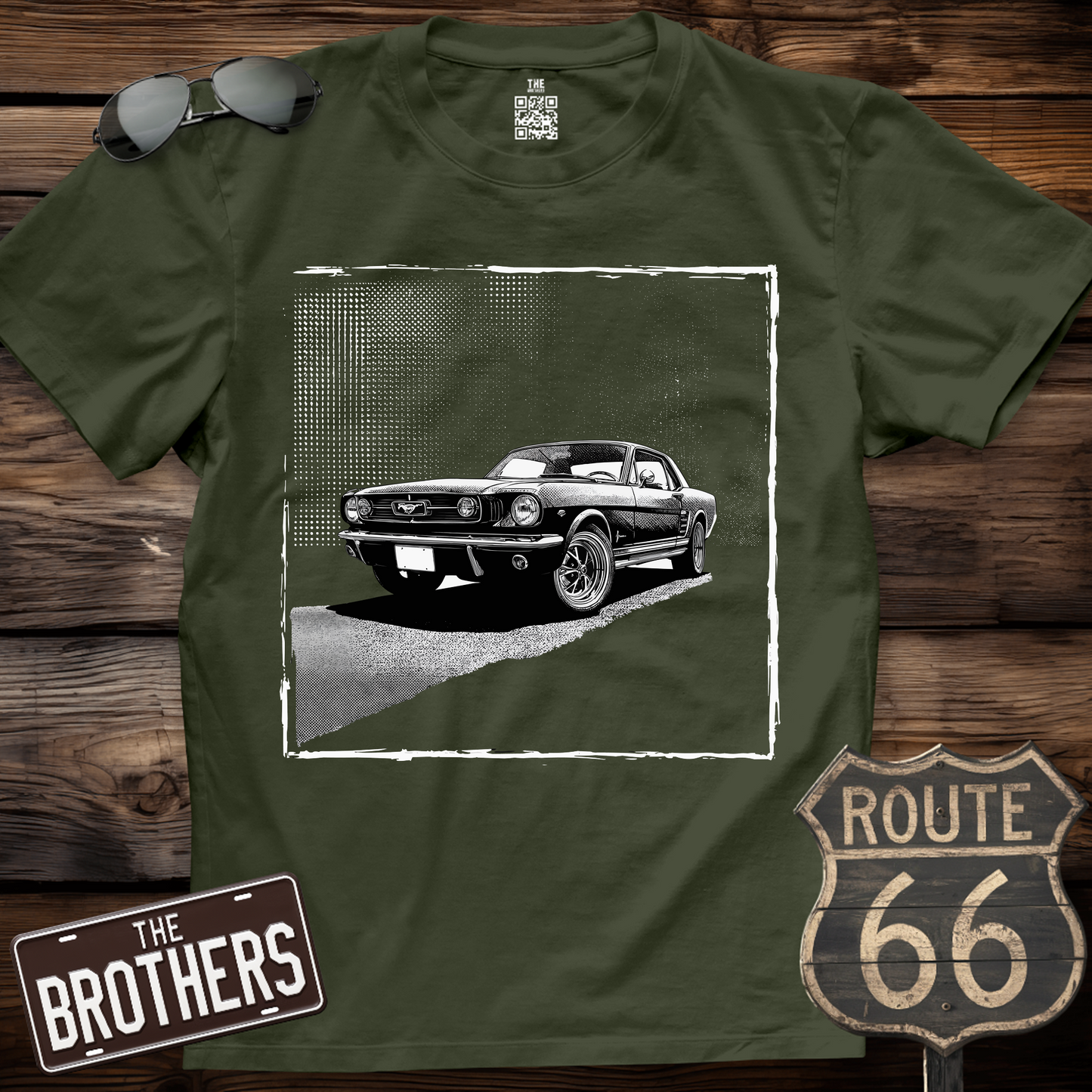 1967 Fastback Mustang Art T-Shirt