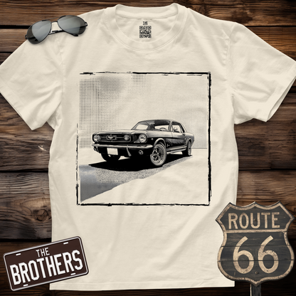 1967 Fastback Mustang Art T-Shirt