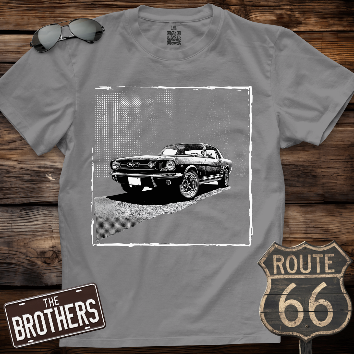 1967 Fastback Mustang Art T-Shirt