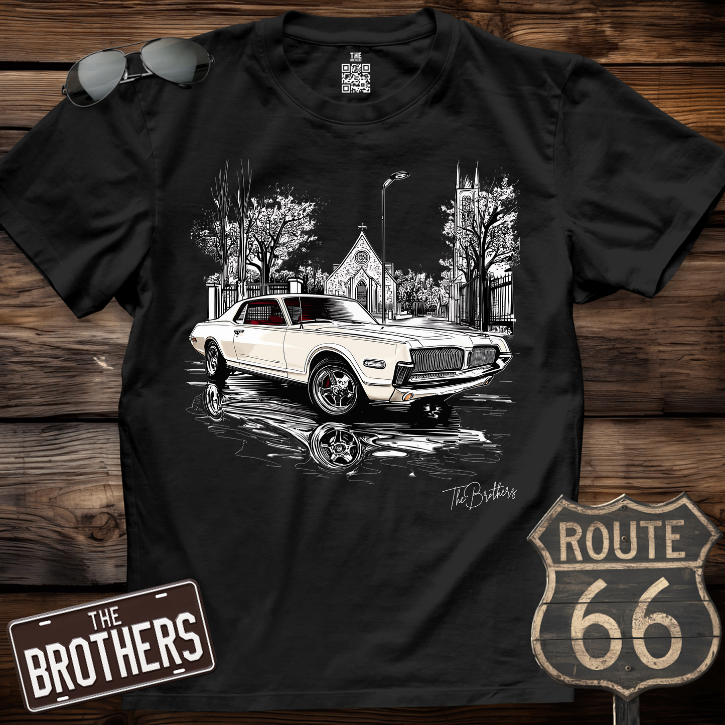 1968 Cougar Classic Sketch T-Shirt