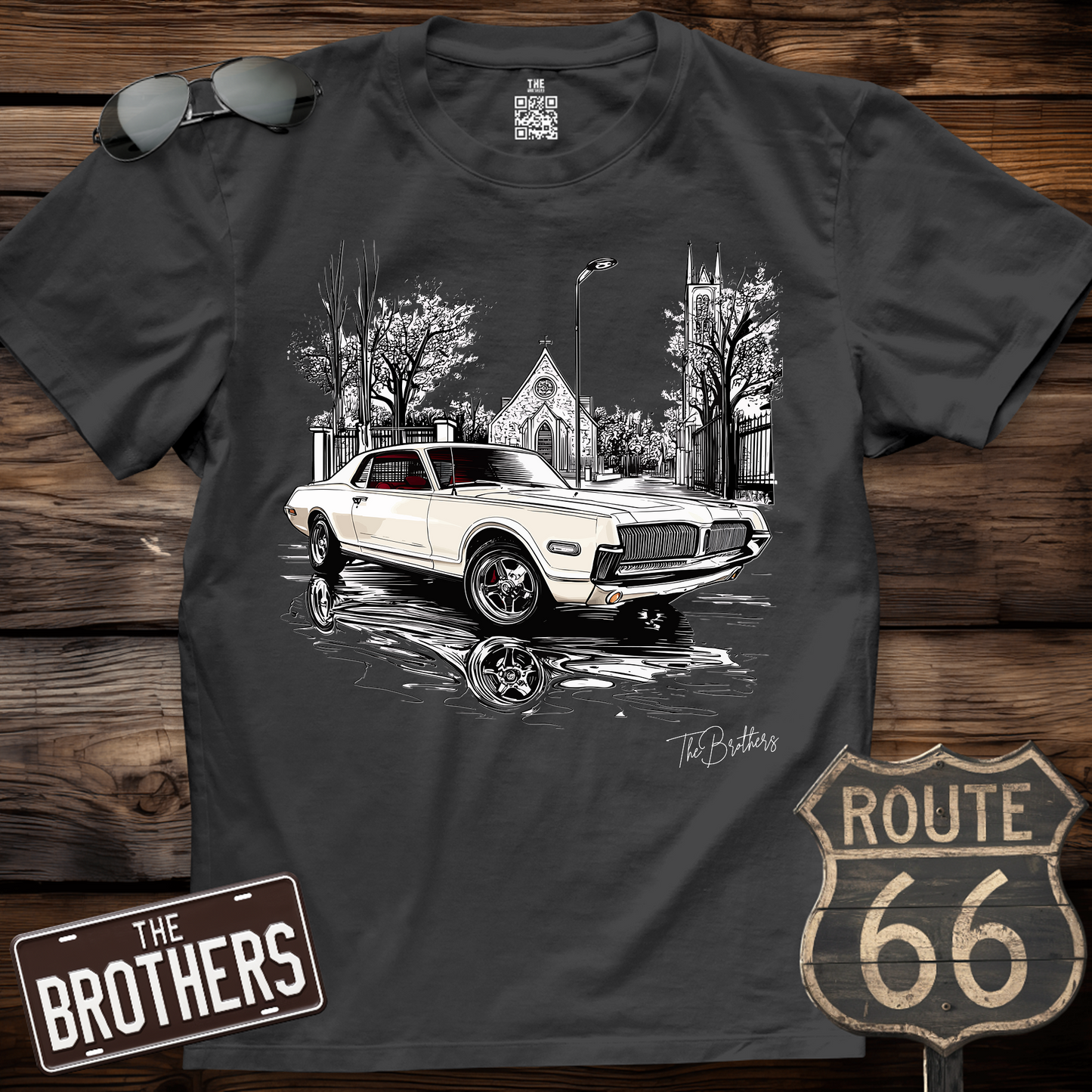 1968 Cougar Classic Sketch T-Shirt