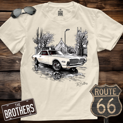 1968 Cougar Classic Sketch T-Shirt
