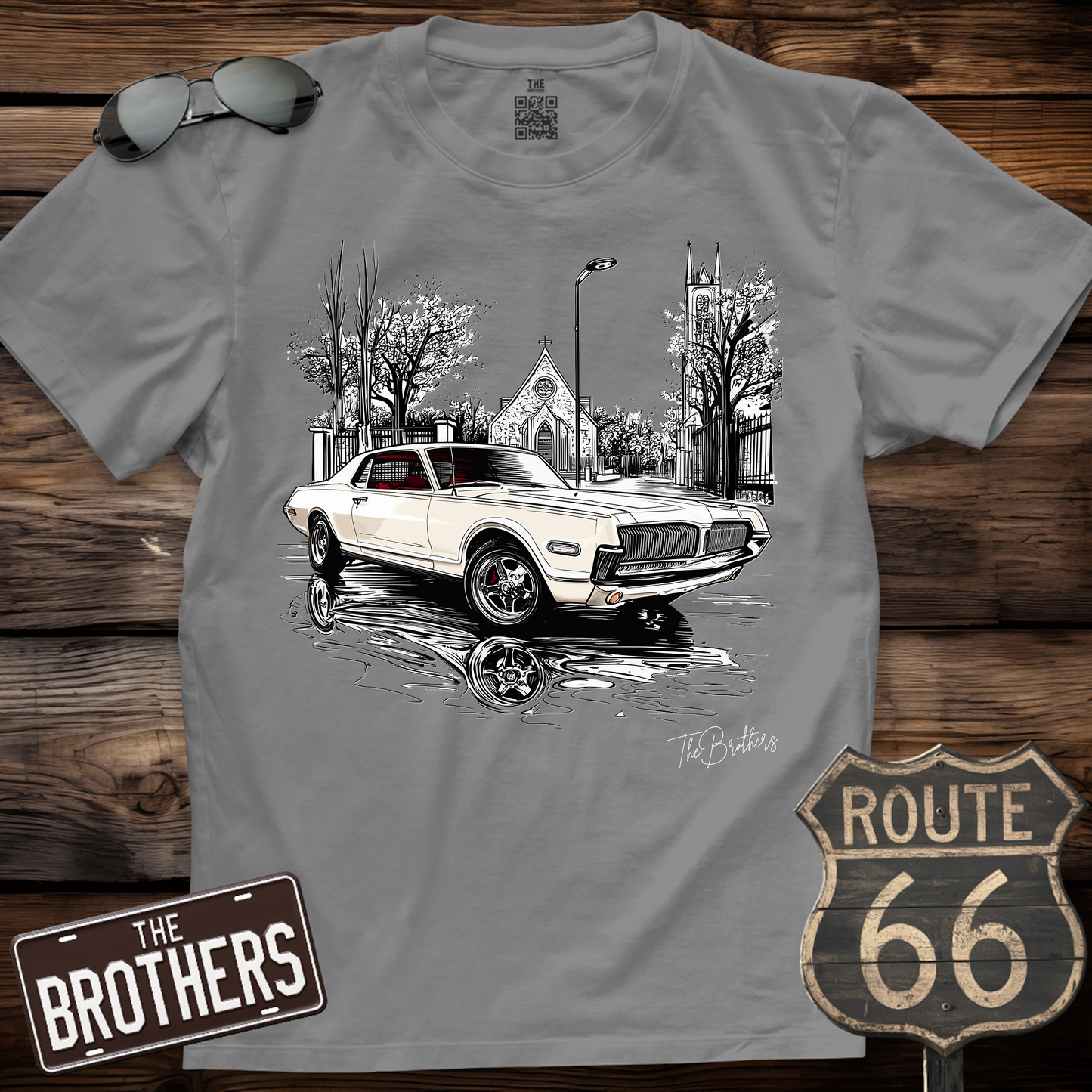 1968 Cougar Classic Sketch T-Shirt