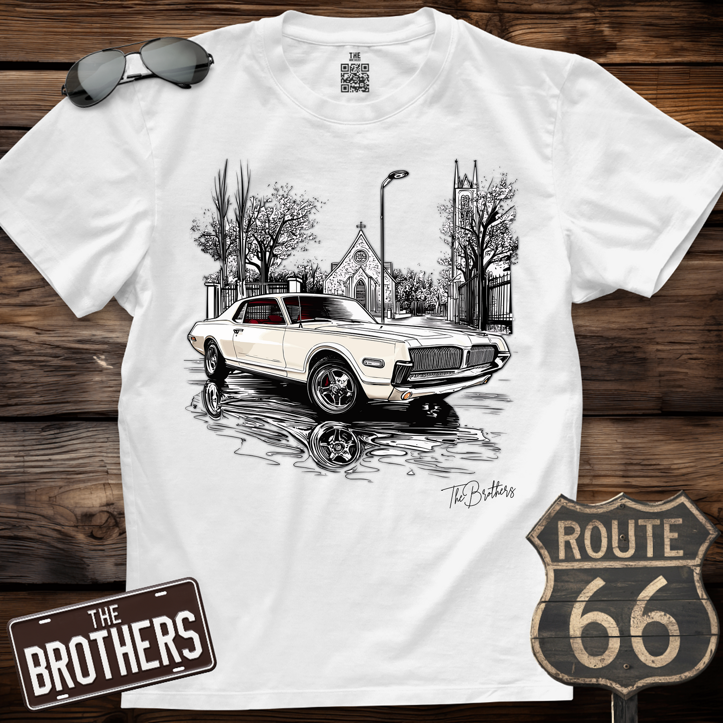 1968 Cougar Classic Sketch T-Shirt