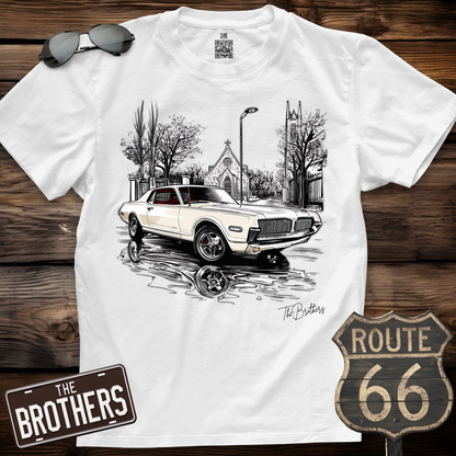 1968 Cougar Classic Sketch T-Shirt