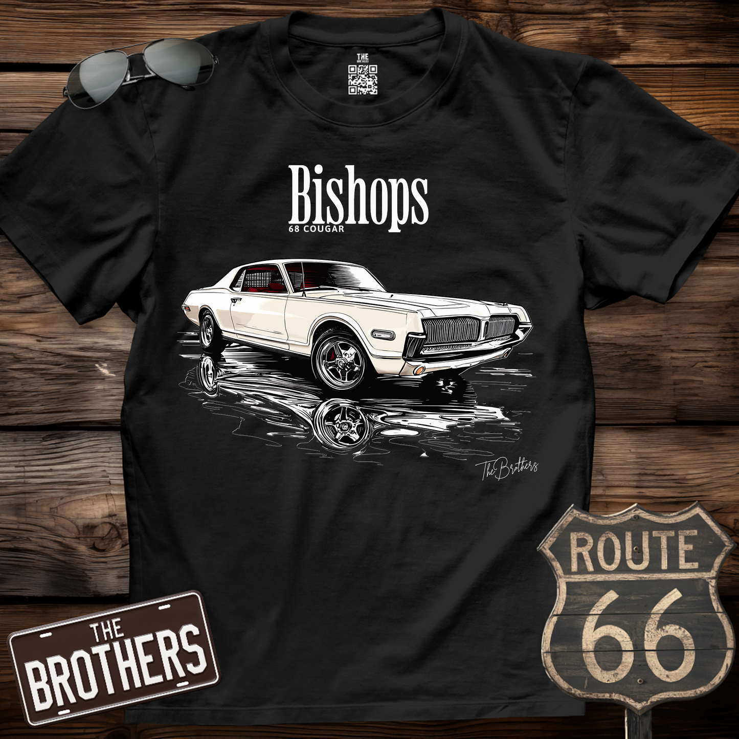 68's Mercury Cougar Custom Art T-Shirt
