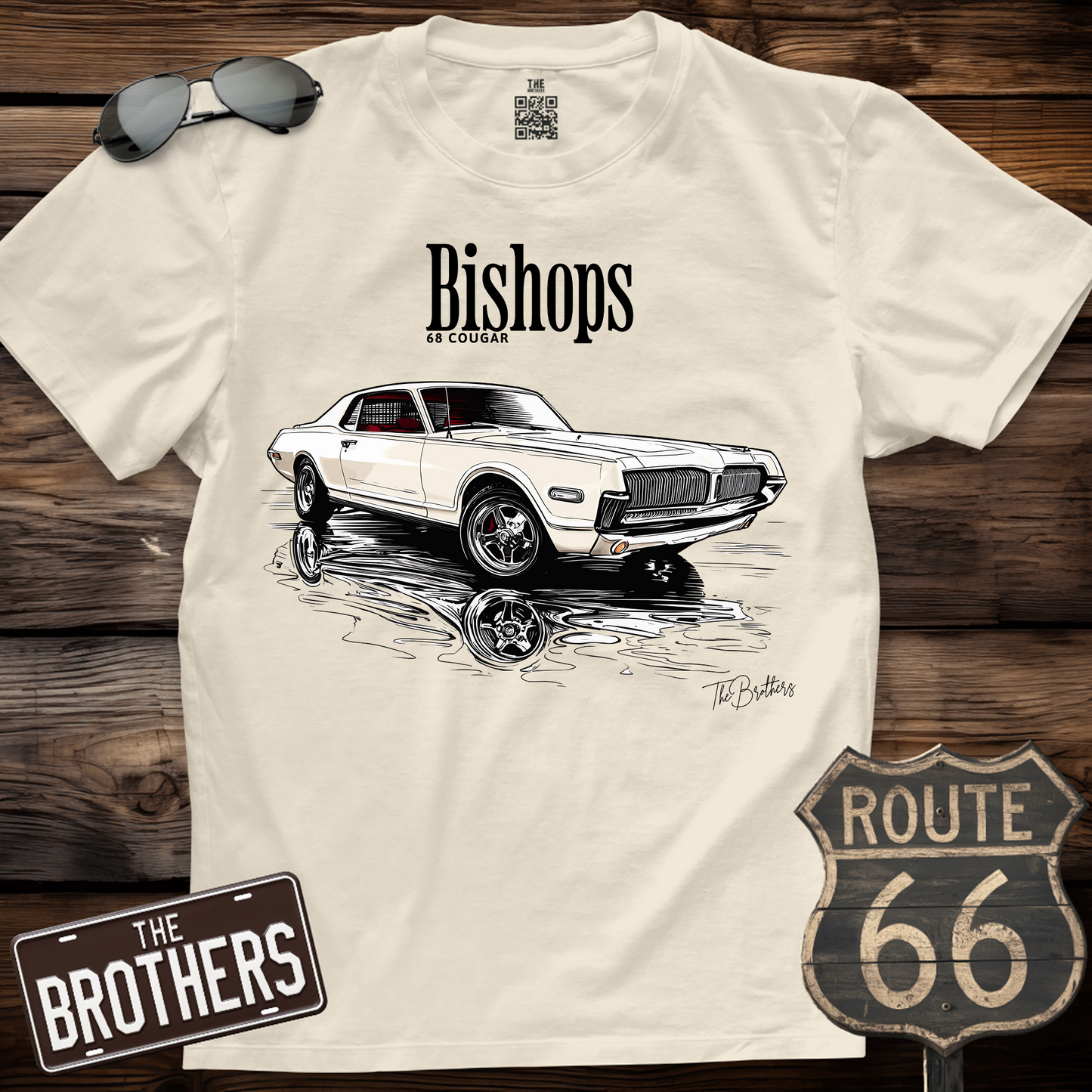 68's Mercury Cougar Custom Art T-Shirt