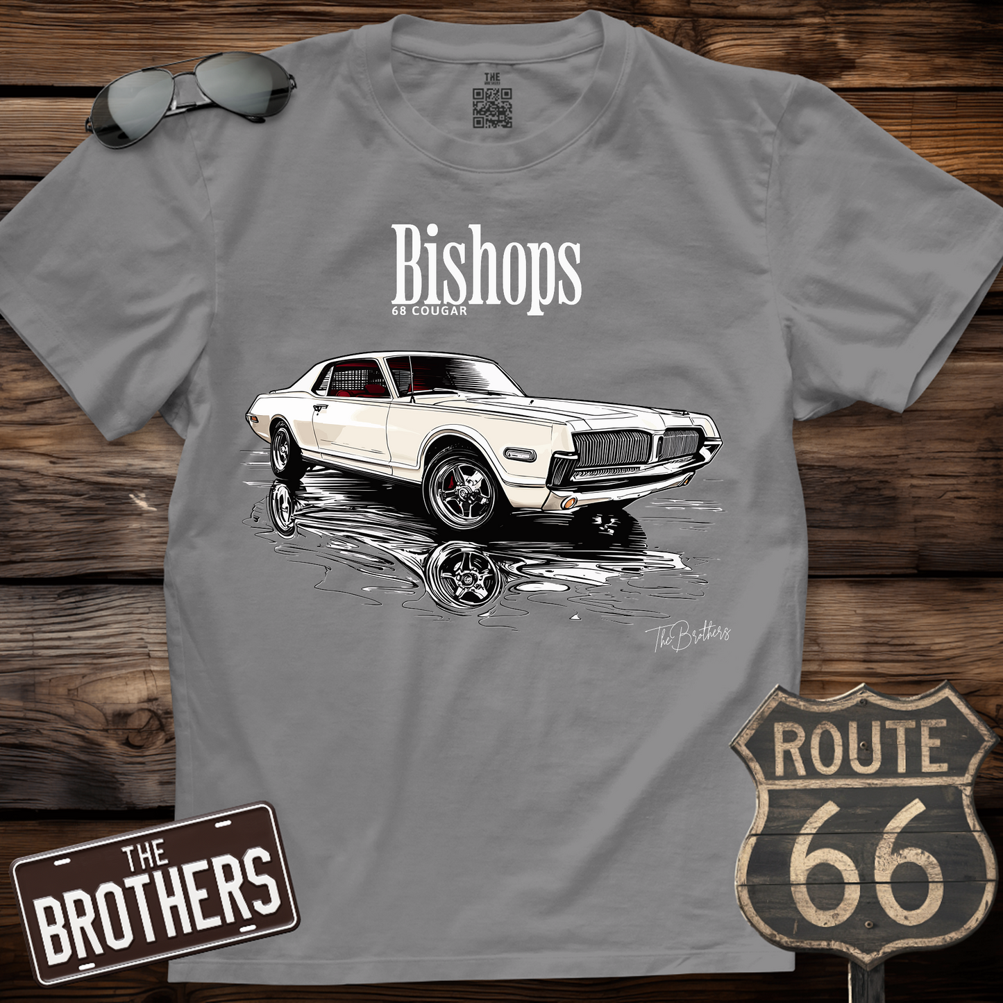 68's Mercury Cougar Custom Art T-Shirt