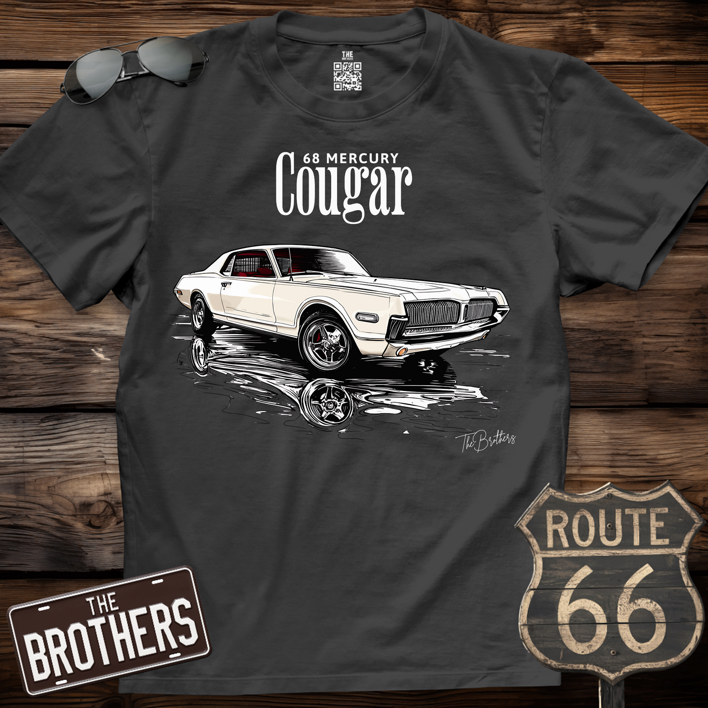 Mercury Cougar 1968 Art T-Shirt