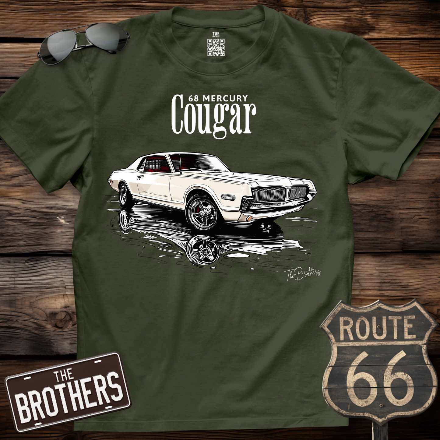 Mercury Cougar 1968 Art T-Shirt