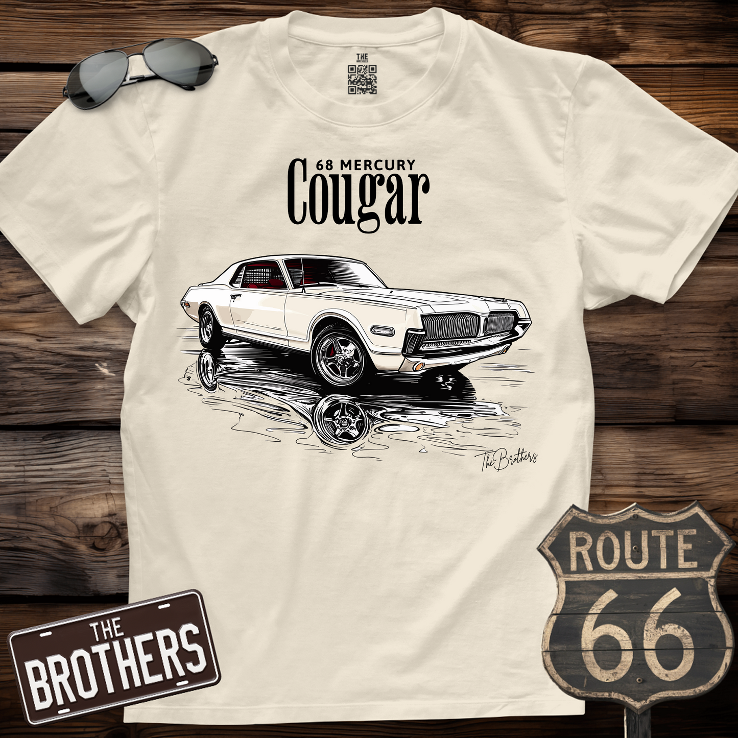 Mercury Cougar 1968 Art T-Shirt