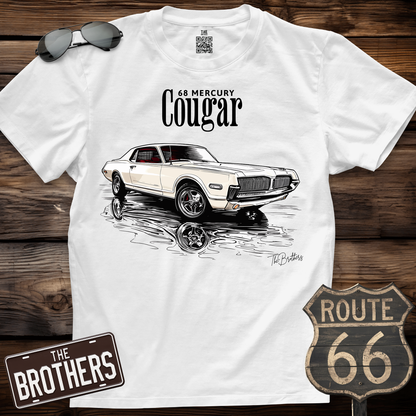 Mercury Cougar 1968 Art T-Shirt