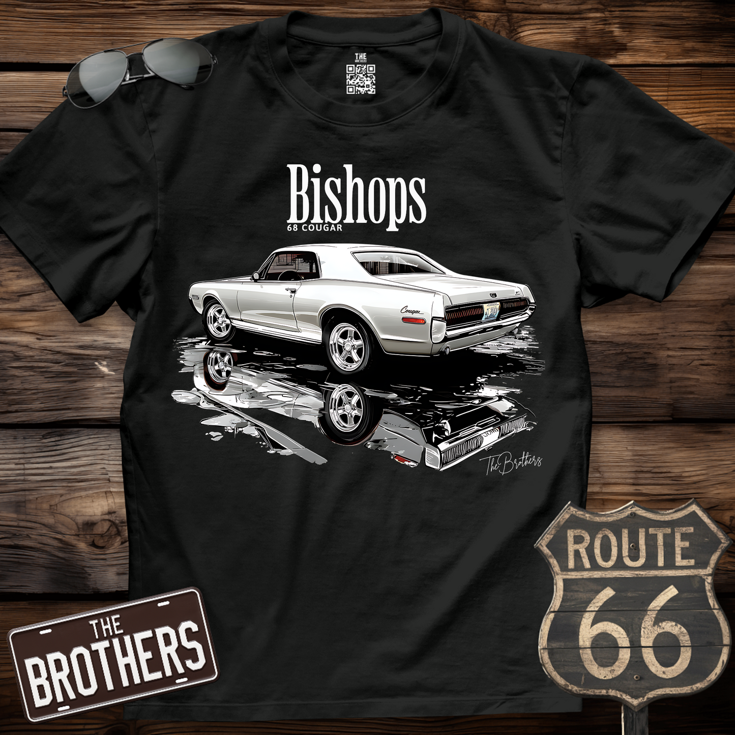 68's Mercury Cougar Custom v4 Art T-Shirt