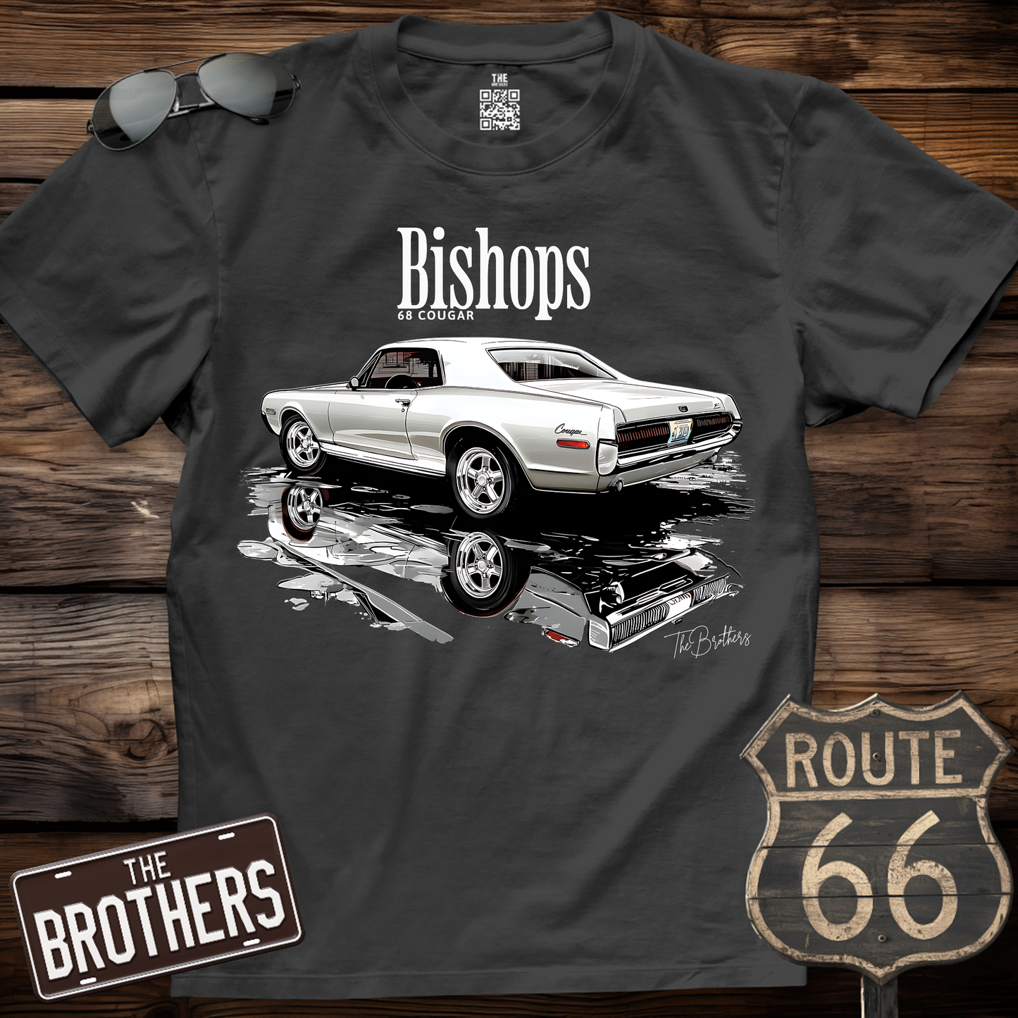 68's Mercury Cougar Custom v4 Art T-Shirt