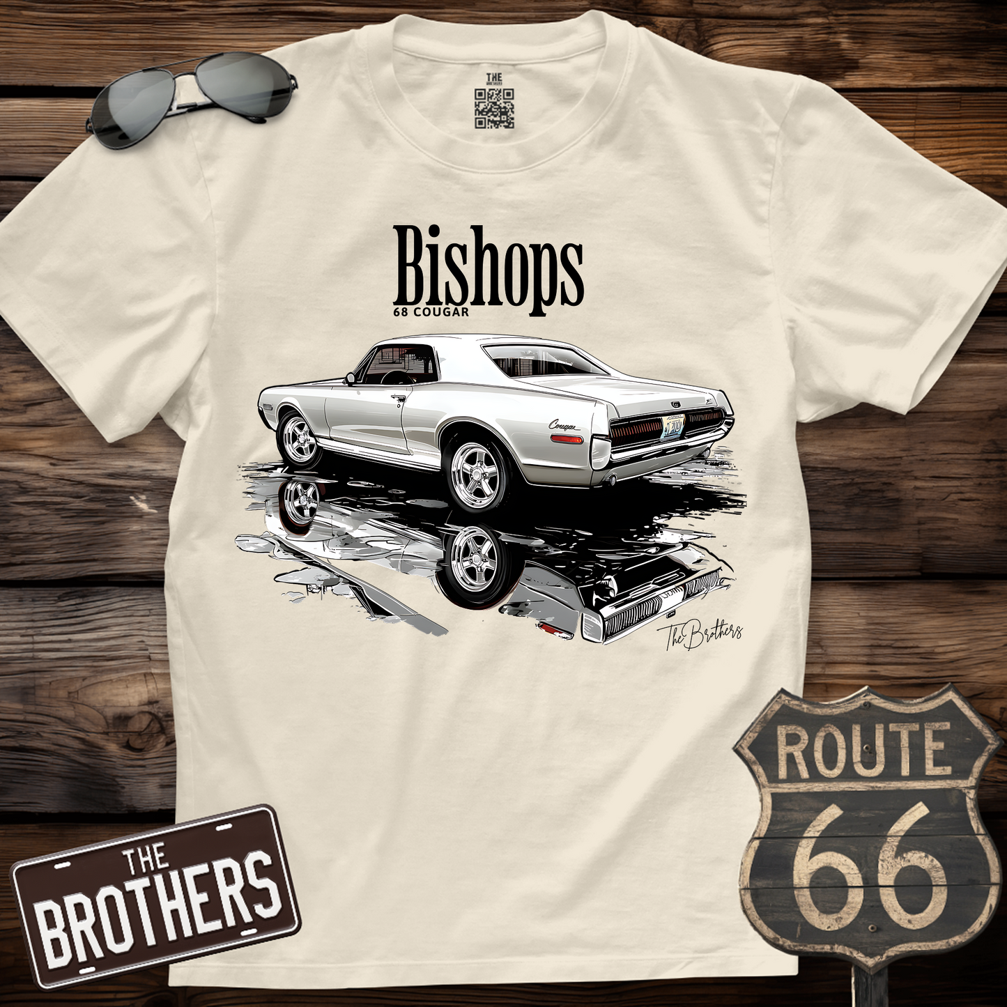 68's Mercury Cougar Custom v4 Art T-Shirt