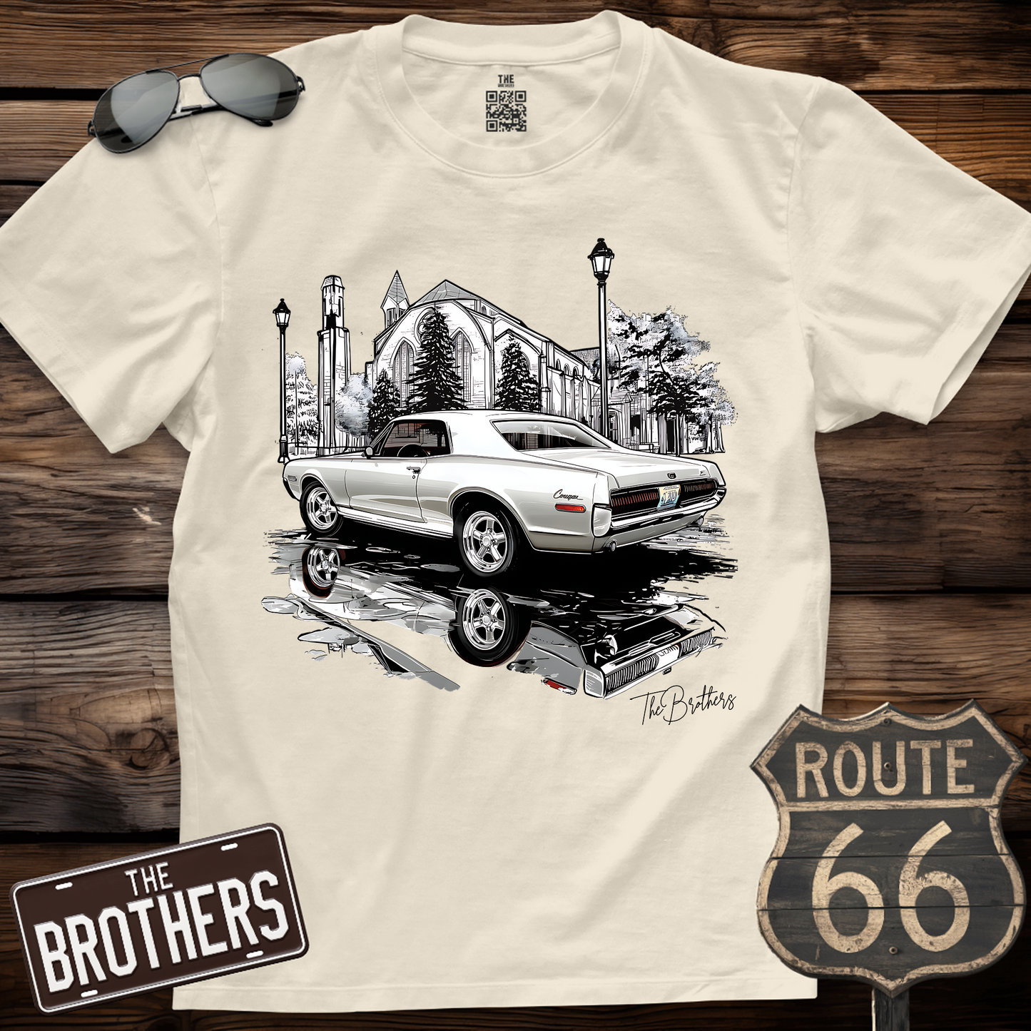 68's Mercury Cougar Custom v5 Art T-Shirt