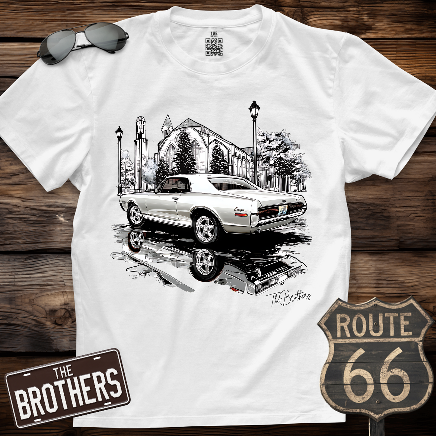68's Mercury Cougar Custom v5 Art T-Shirt