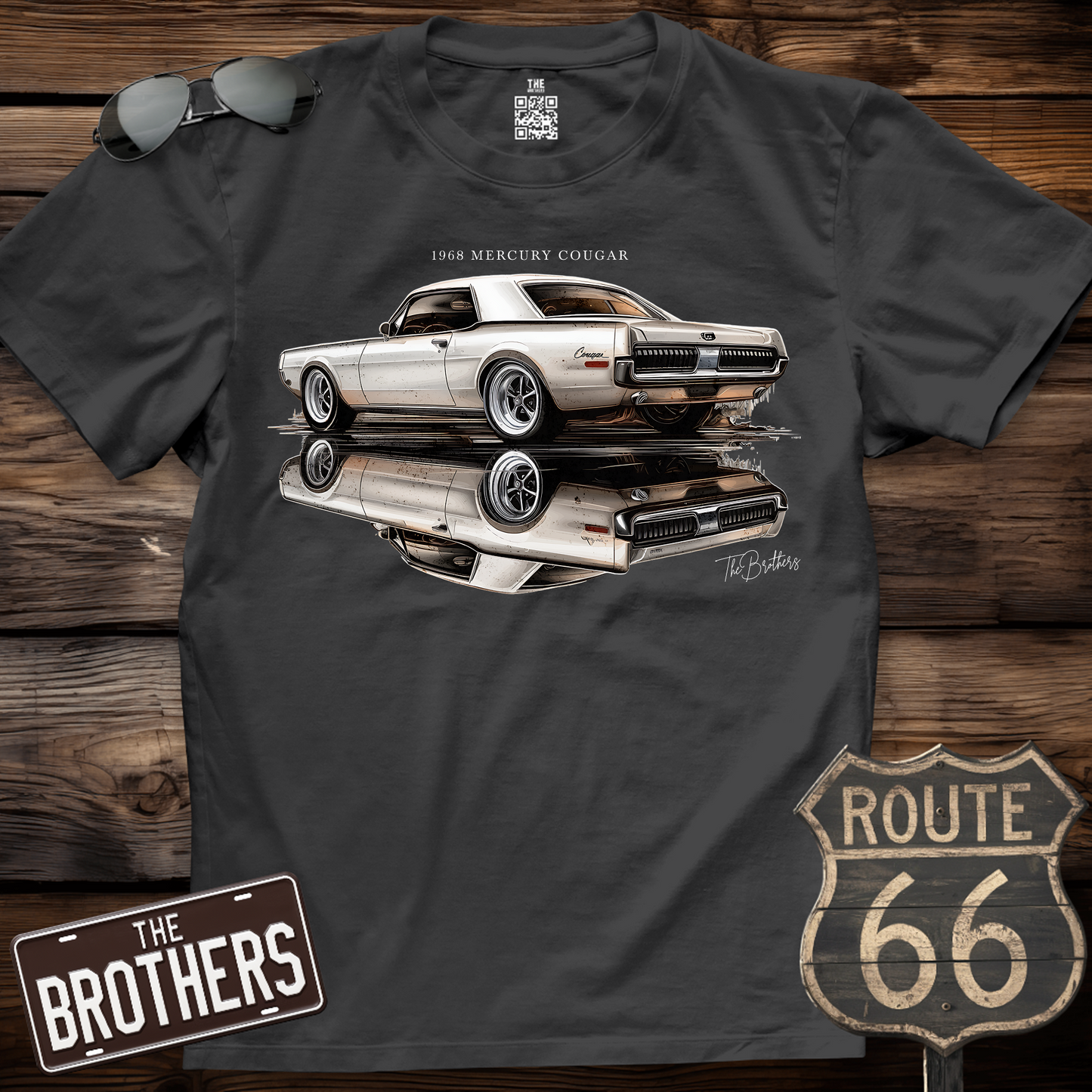 68's Mercury Cougar Custom v9 Art T-Shirt