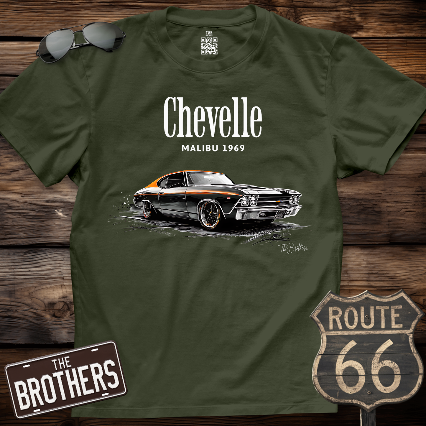 69s Chevelle Malibu Art T-Shirt