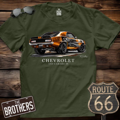 69s Camaro Art T-Shirt