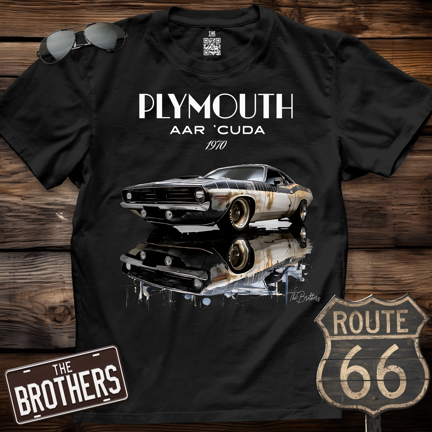 70s Plymouth ARR' Cuda Art T-Shirt
