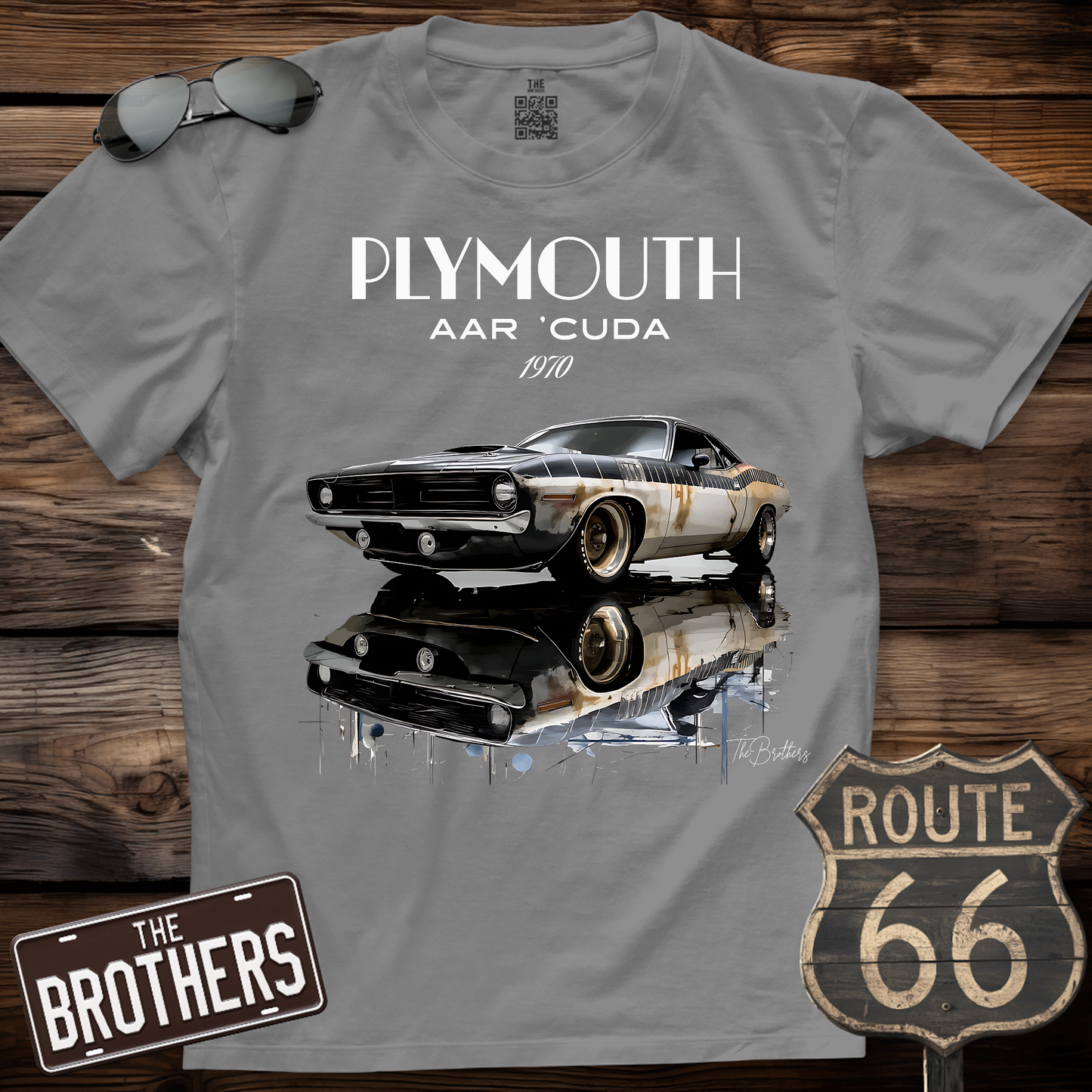 70s Plymouth ARR' Cuda Art T-Shirt