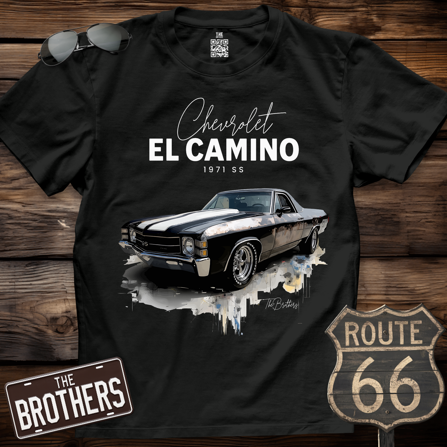 71s Chevrolet El Camino SS Art T-Shirt