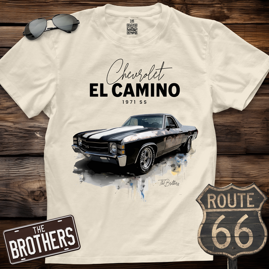 71s Chevrolet El Camino SS Art T-Shirt