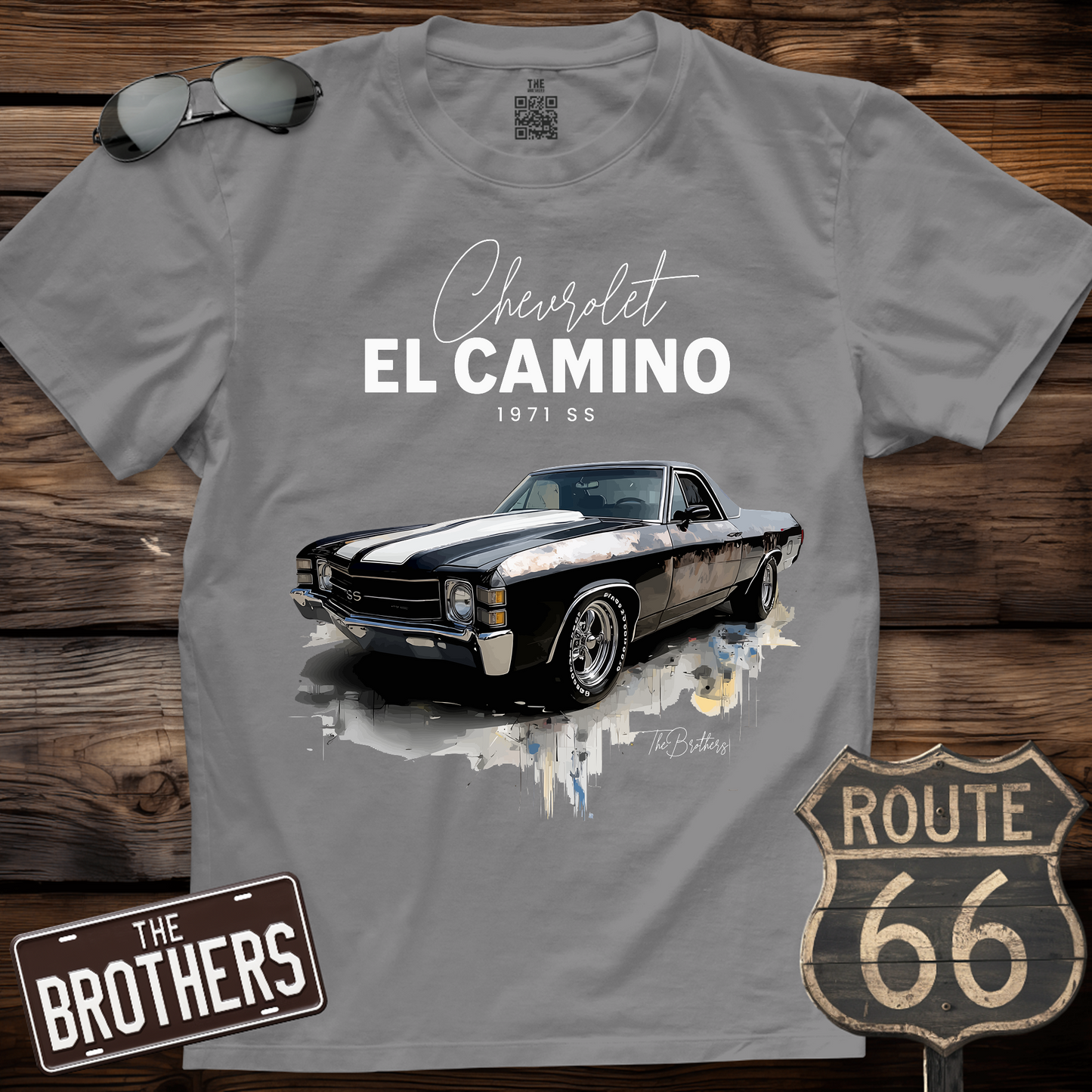 71s Chevrolet El Camino SS Art T-Shirt