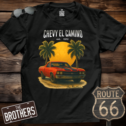 72s Chevy El Camino Art T-Shirt