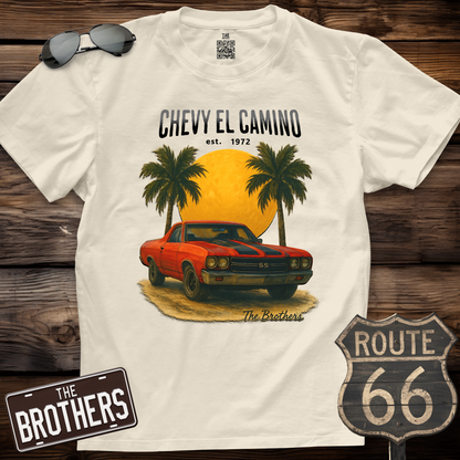 72s Chevy El Camino Art T-Shirt